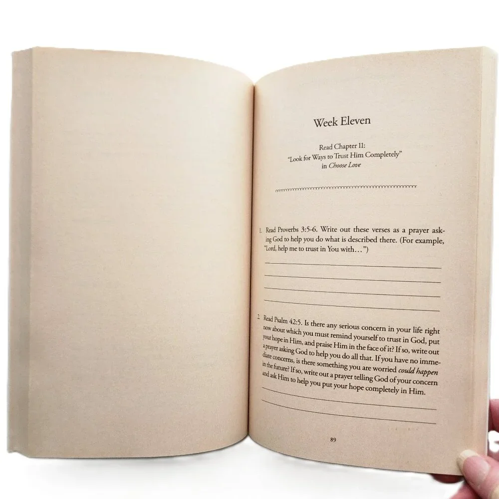 Choose Love The Three Simple Choices...& Prayer Study Guide Set by Omartian NEW